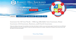 Desktop Screenshot of hillinsurance.com